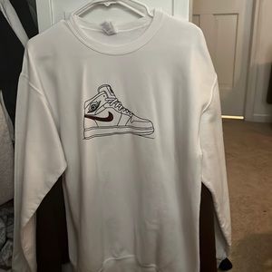 Nike sneaker sweatshirt